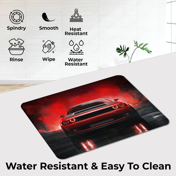 Redline Fury Car Mousepad