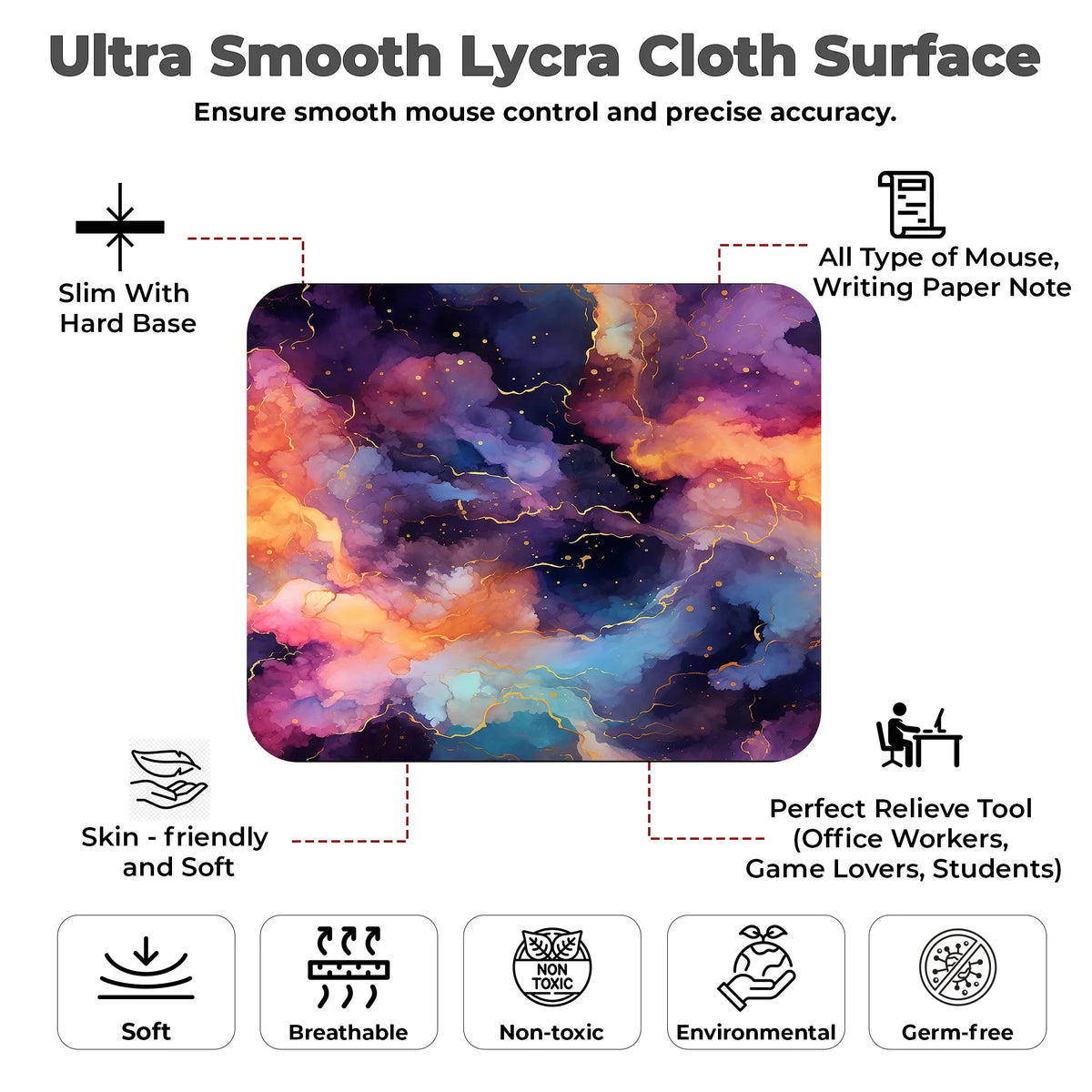Cosmic Cloud Mousepad