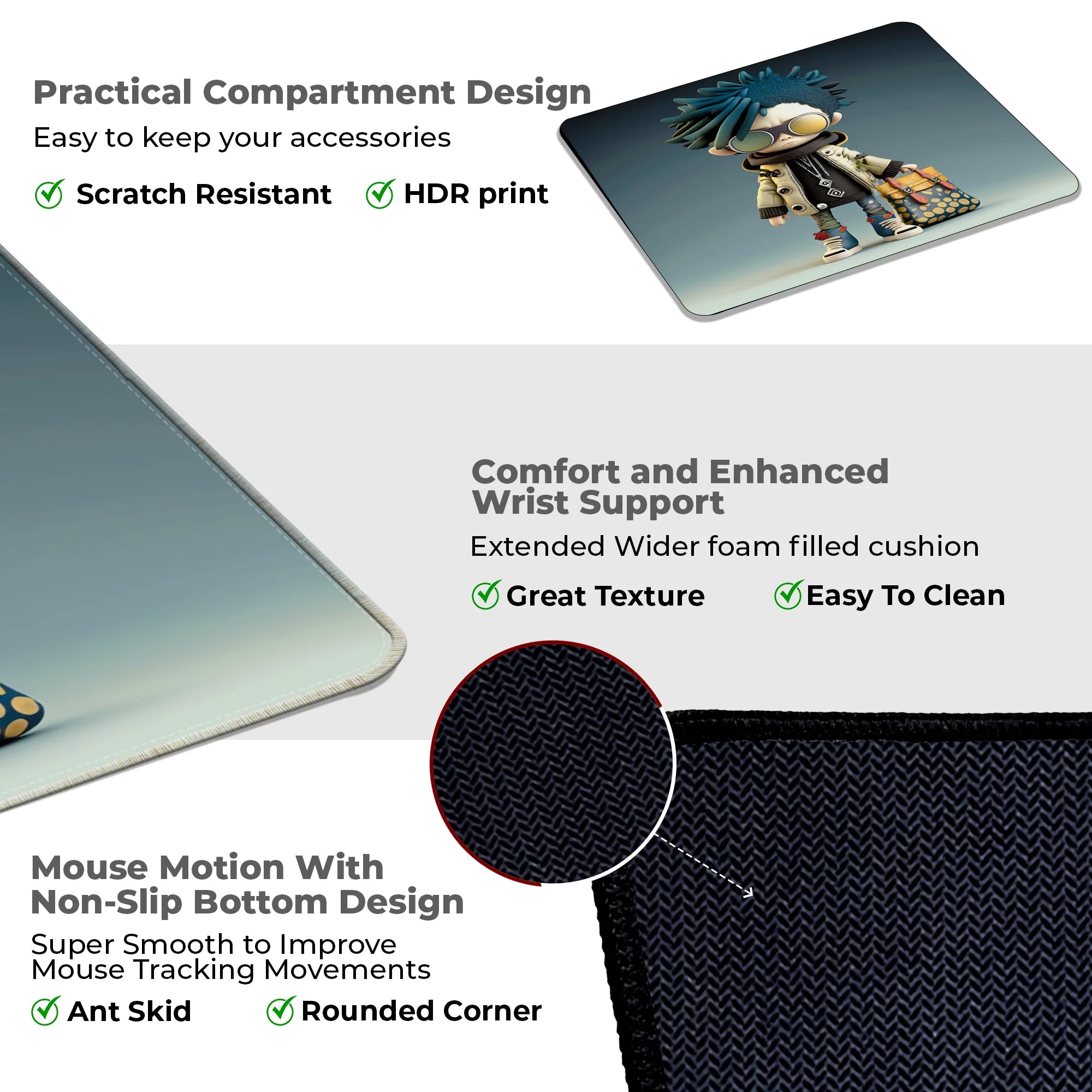 Street Style Kid Mousepad