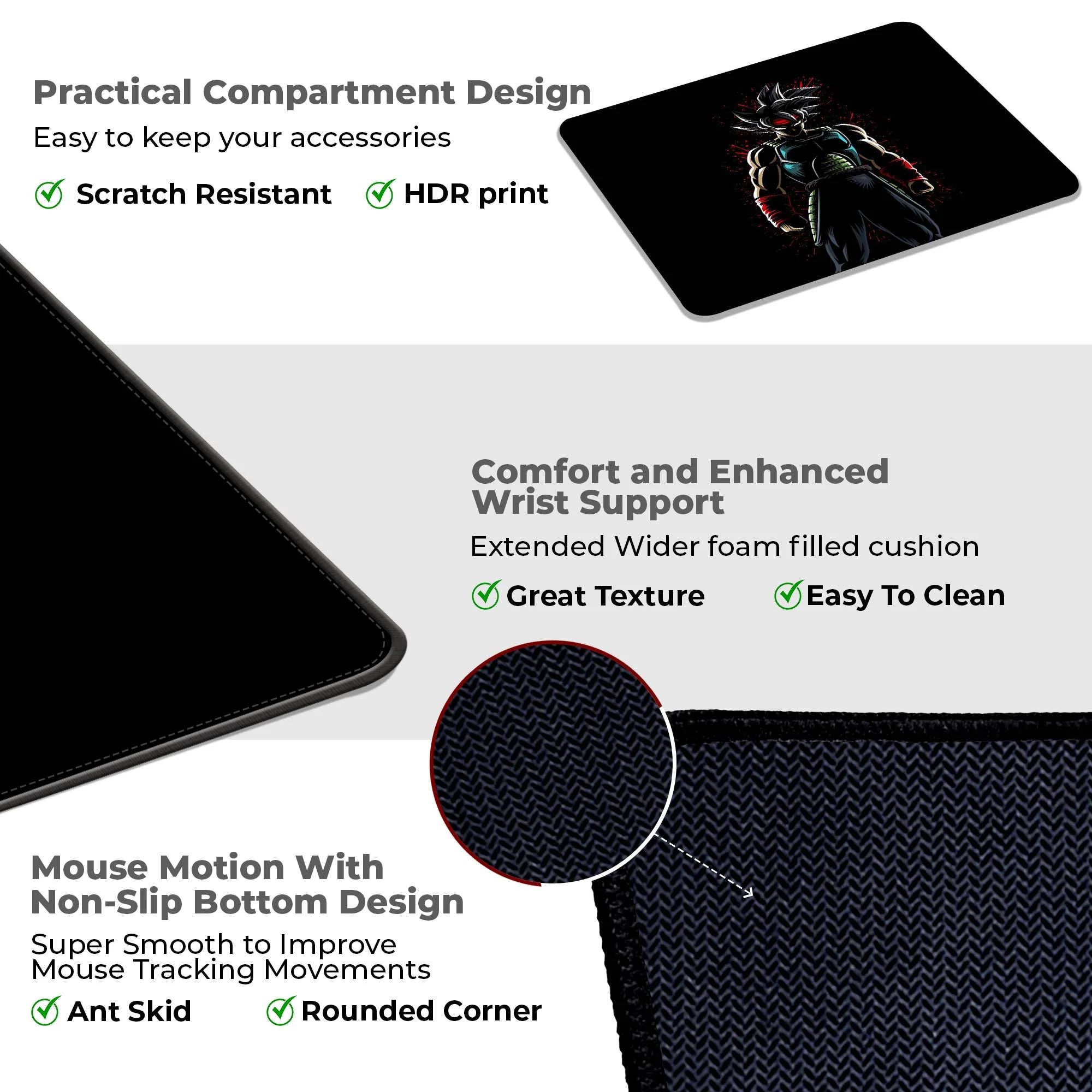 Shadow Saiyan Mousepad