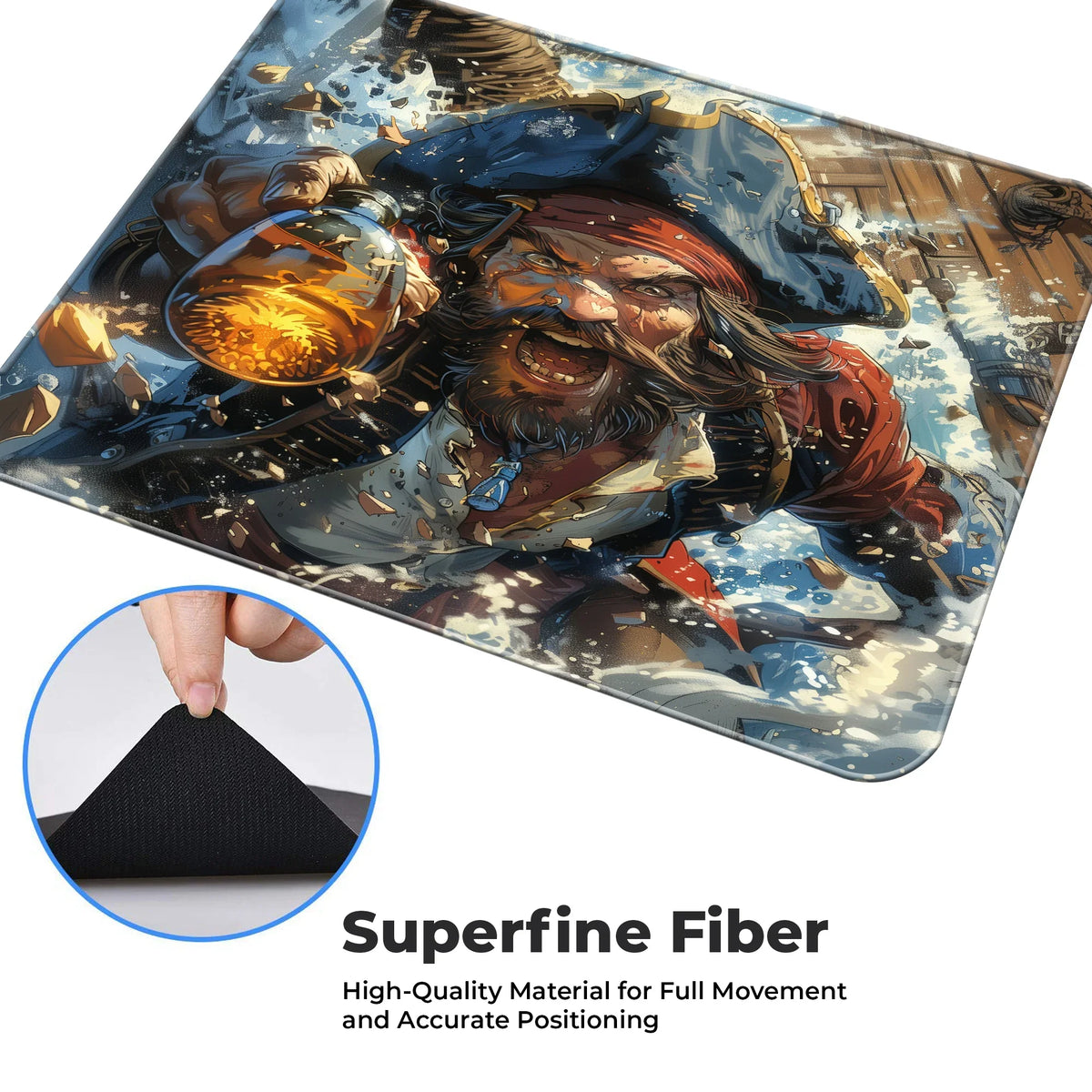 Rogue Wave Pirate Mousepad