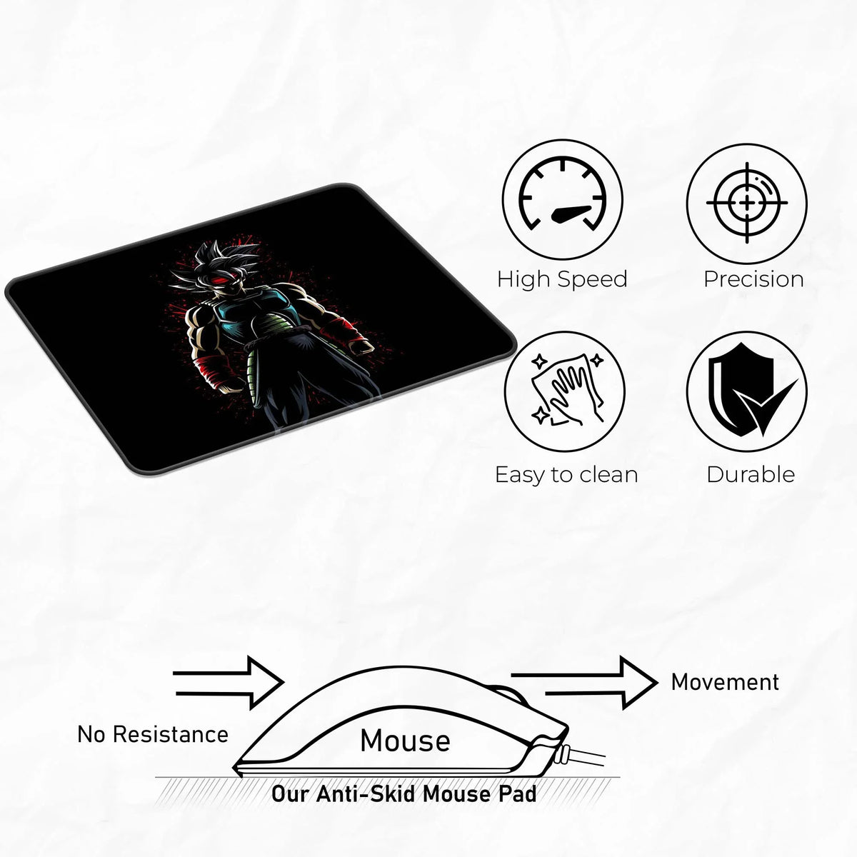 Shadow Saiyan Mousepad