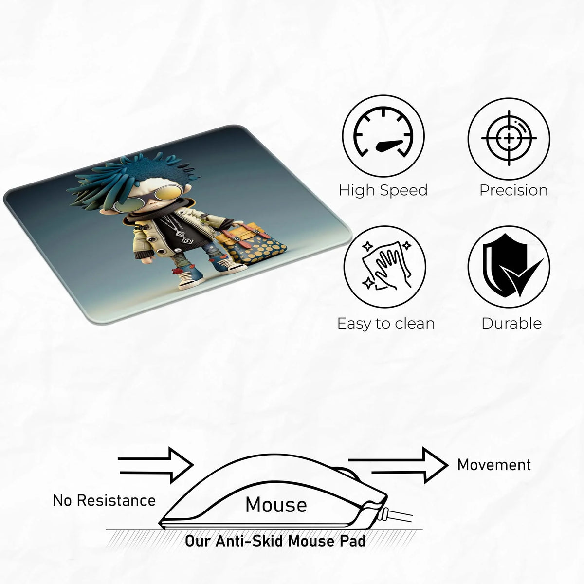 Street Style Kid Mousepad