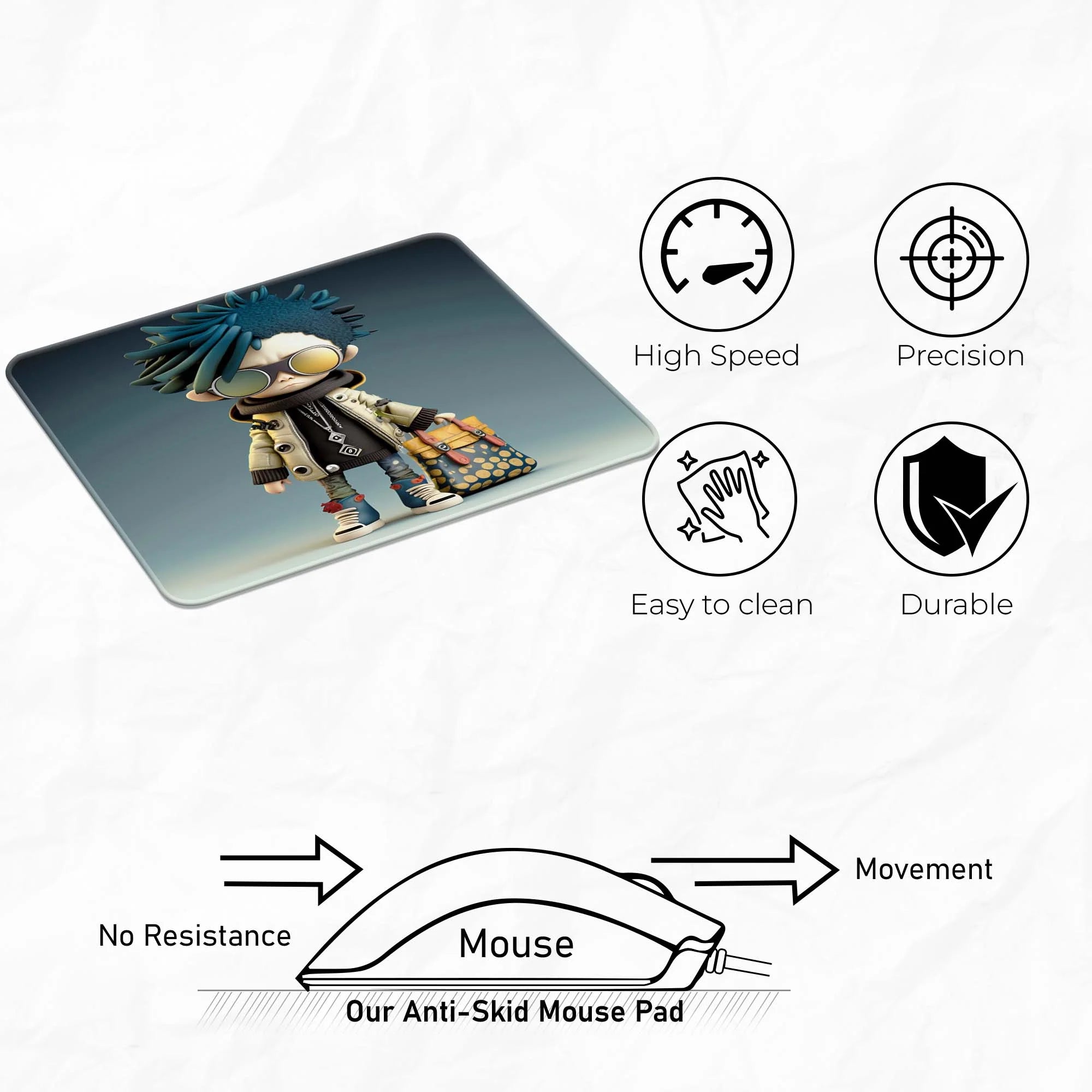 Street Style Kid Mousepad