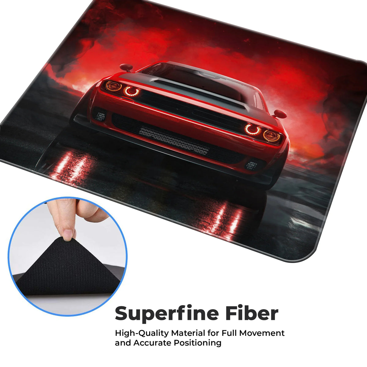 Redline Fury Car Mousepad
