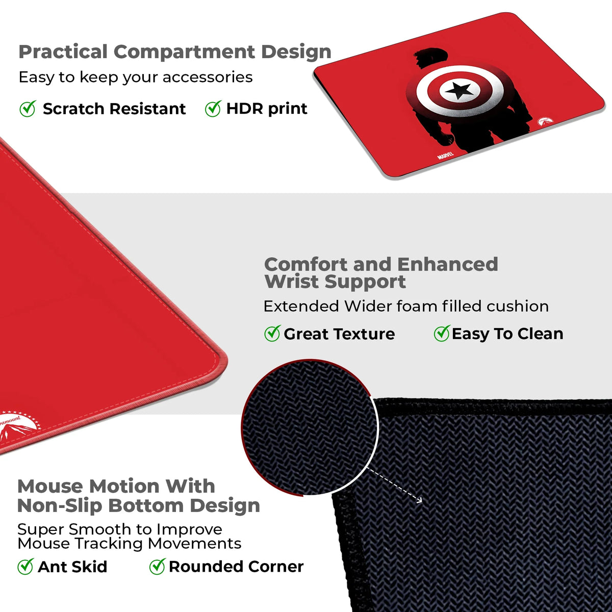 Heroic Shield  Mousepad