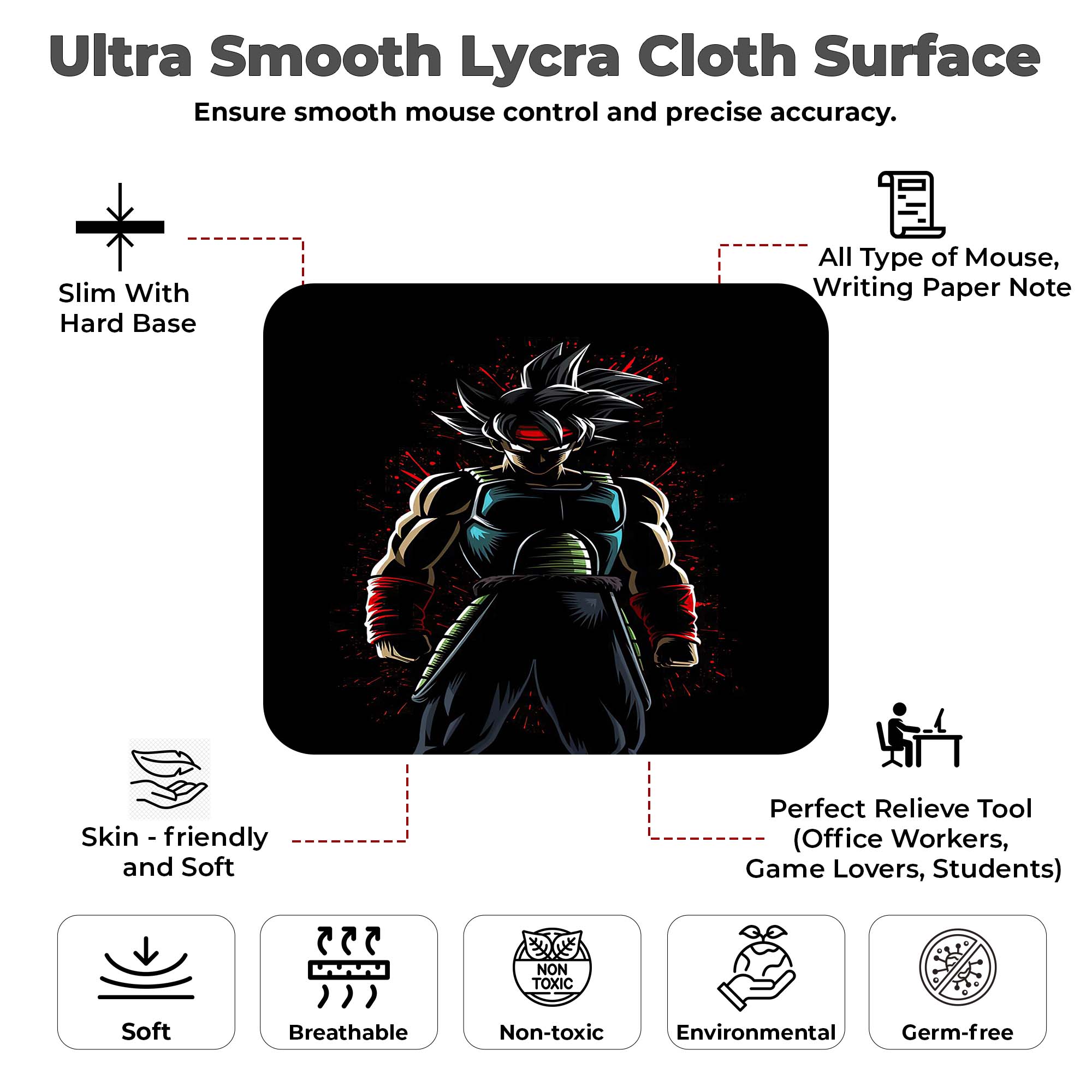 Ultra-Smooth Gaming Mouse Pad