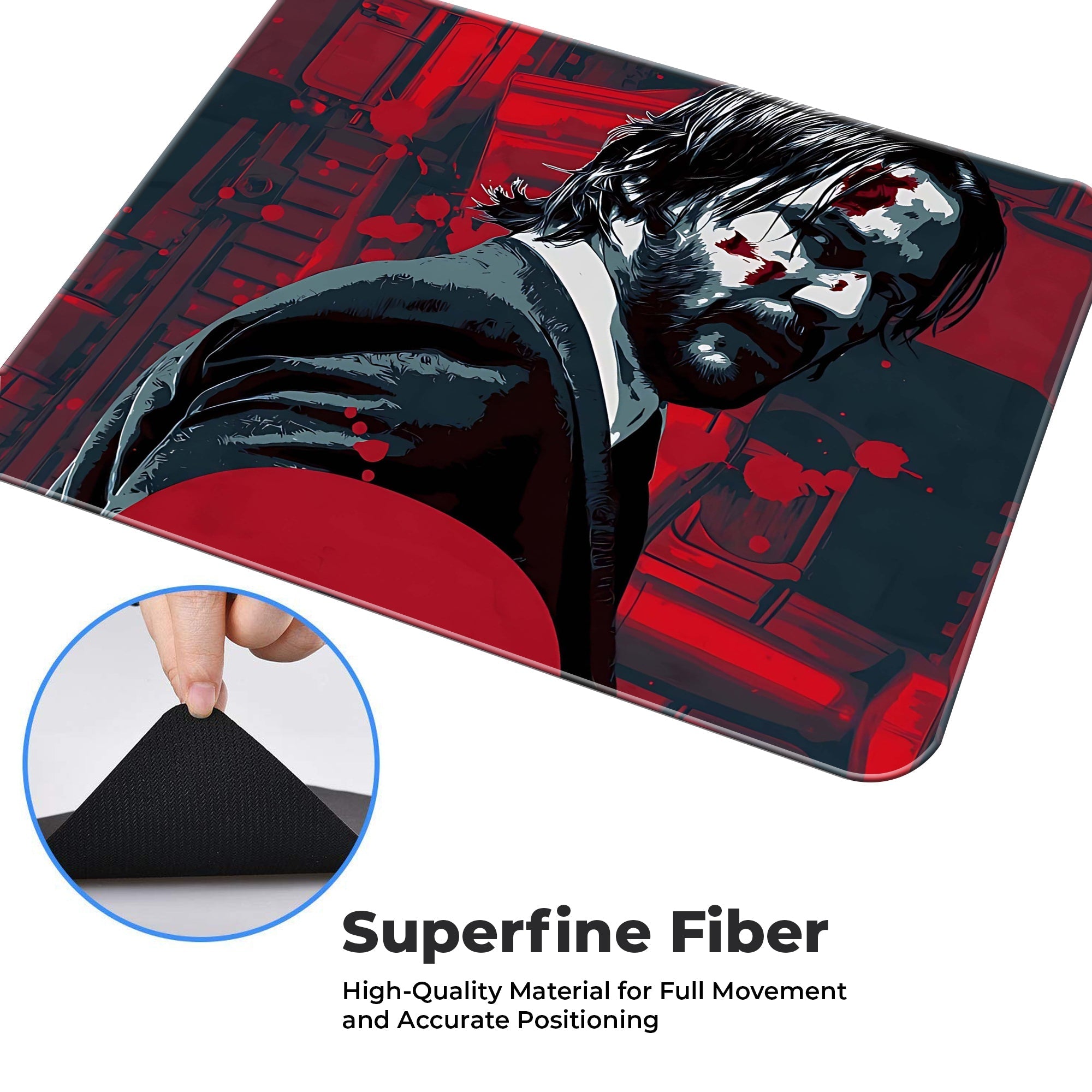 John Wick Themed Mouse Pad