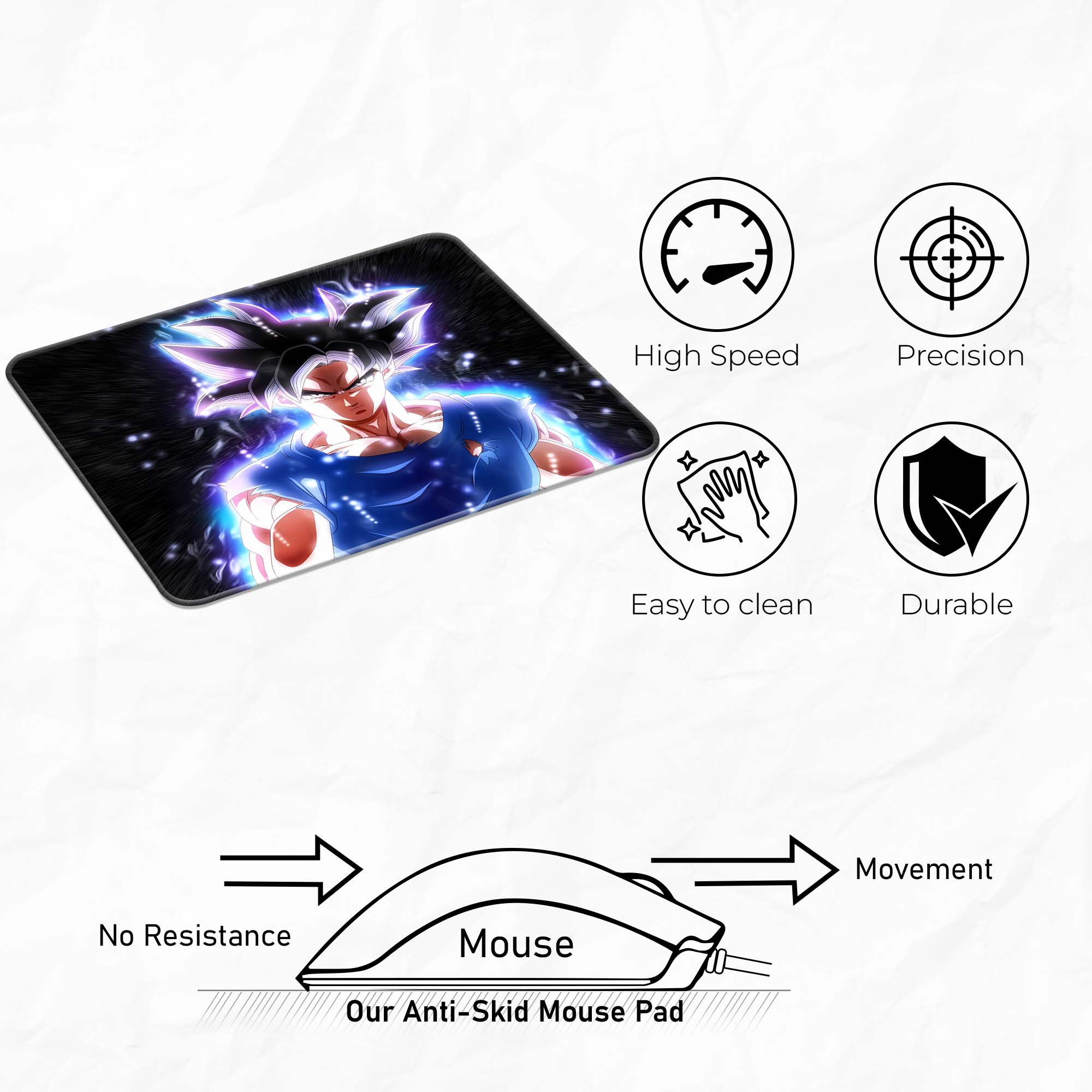 Ultra Instinct Warrior Mouse Pad