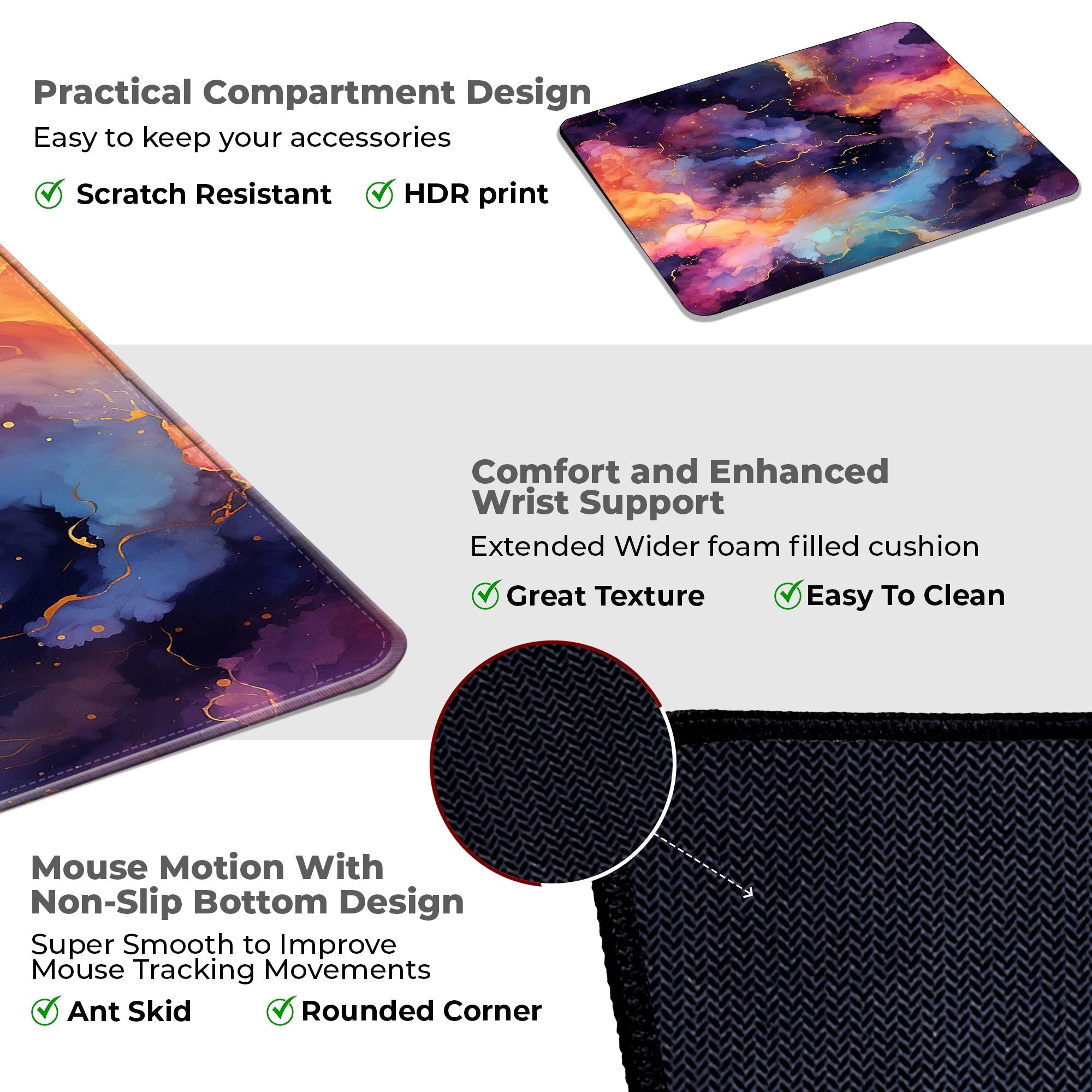 Cosmic Galaxy Mouse Pad