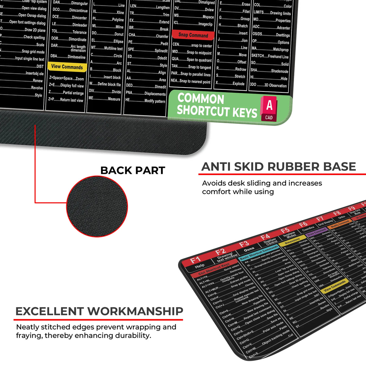 AutoCAD Shortcut Keys Command Reference Deskmat